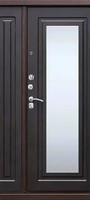 миниатюра - дверь с зеркальной вставкой на две квартиры - МД-1580 - 015_2