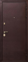 миниатюра - металлическая дверь с тремя петлями для квартиры - МД-193 - kv039